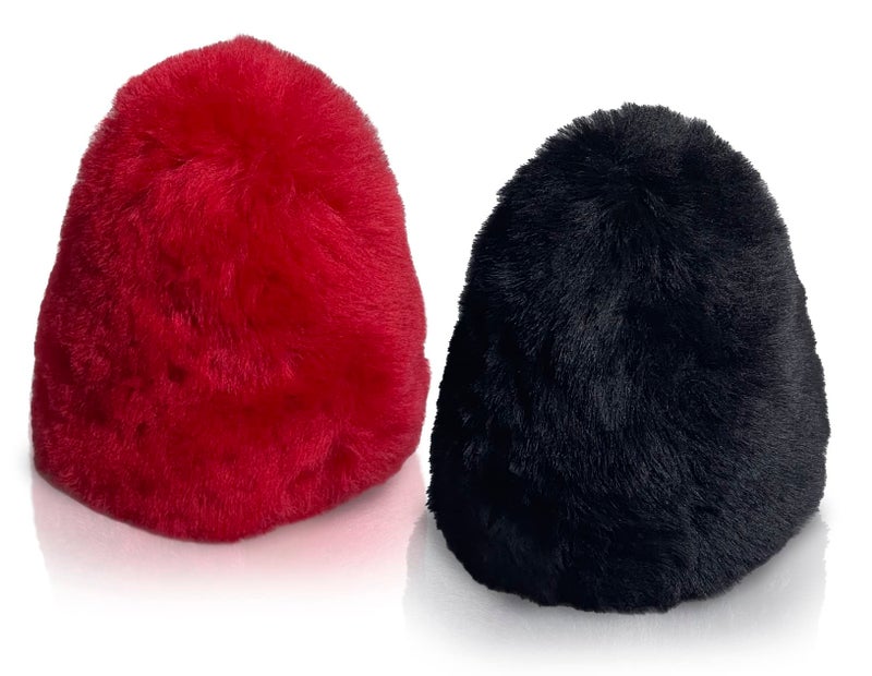 TruePower Medium Dual 100% Lambs Wool Buffer Covers Fit 2.5"Dia x 3.5"High - TruePower, Sunpentown Shoe Polishers - Image 1